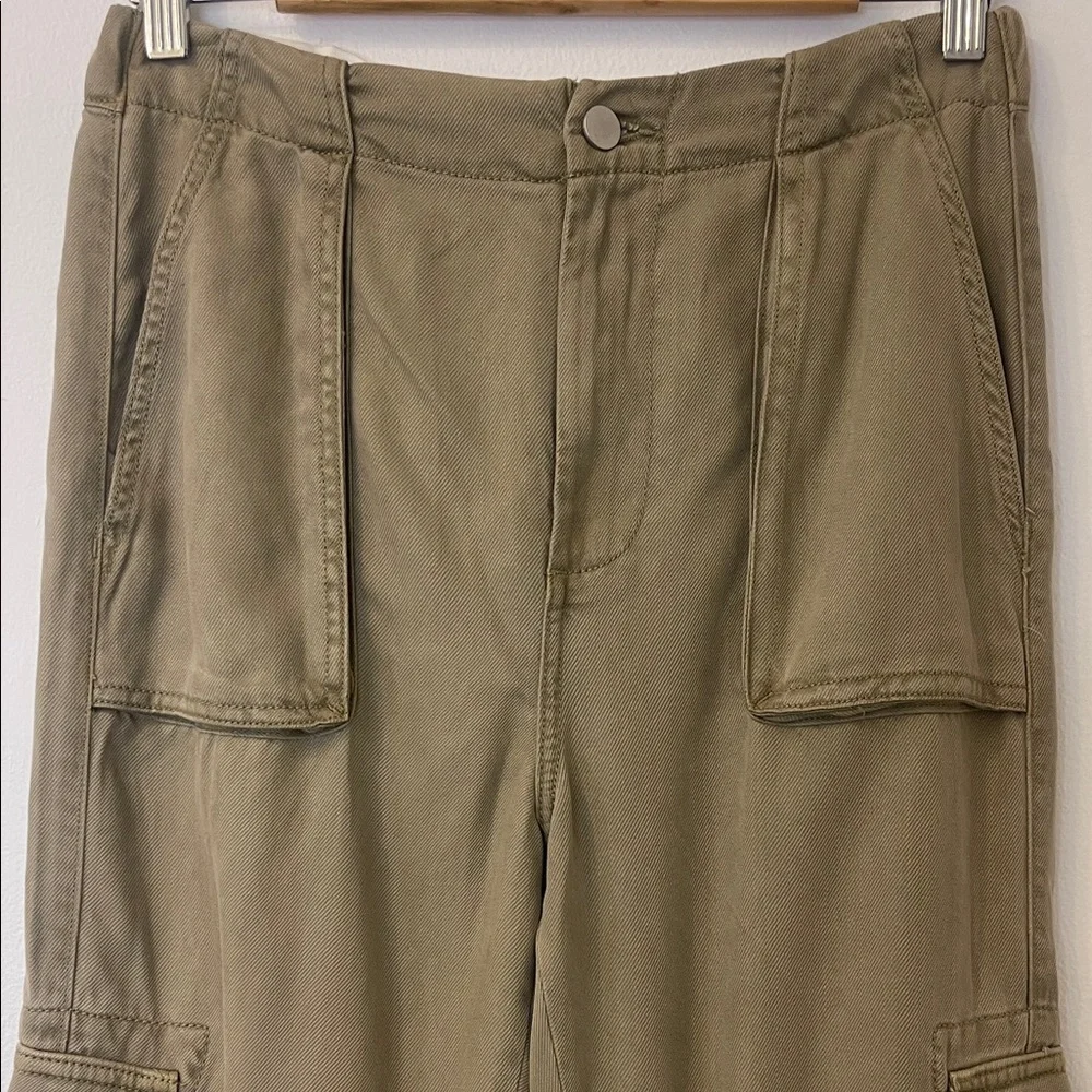 Le’AL.X Women's Tan Cargo Joggers Medium Waist 15”-17” Inseam 28” NWT - Picture 3 of 13